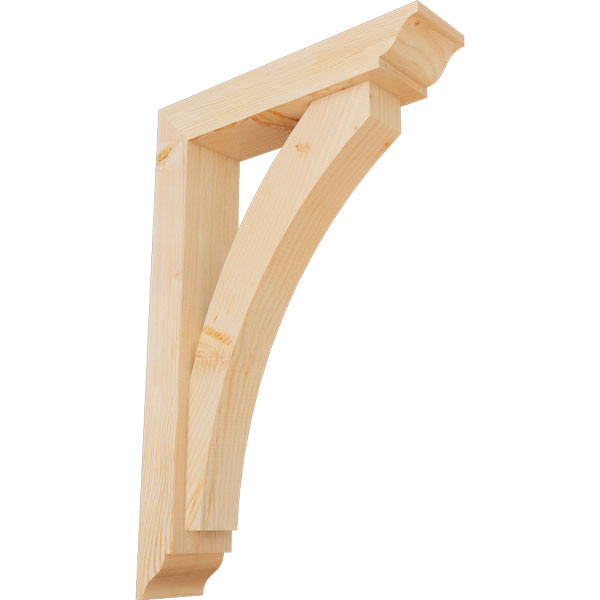 Ekena Millwork BKT0604X24X36THR01SDF
