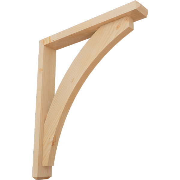 Ekena Millwork BKT0402X24X28THR04SDF