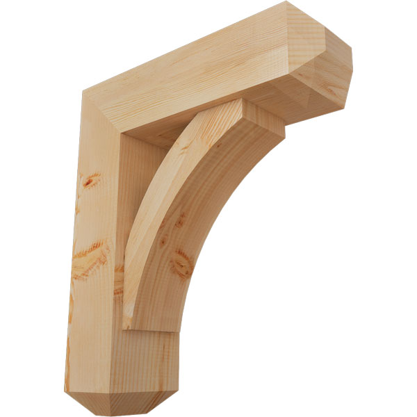 Ekena Millwork BKT0806X24X28THR04SDF