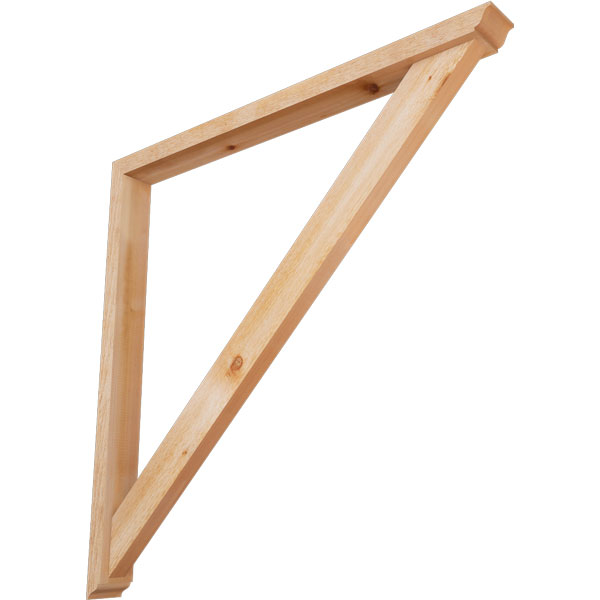 Ekena Millwork BKT0402X46X46TRA01RWR