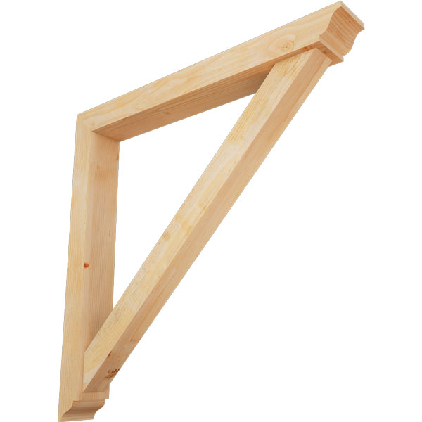 Ekena Millwork BKT0604X48X48TRA01RDF