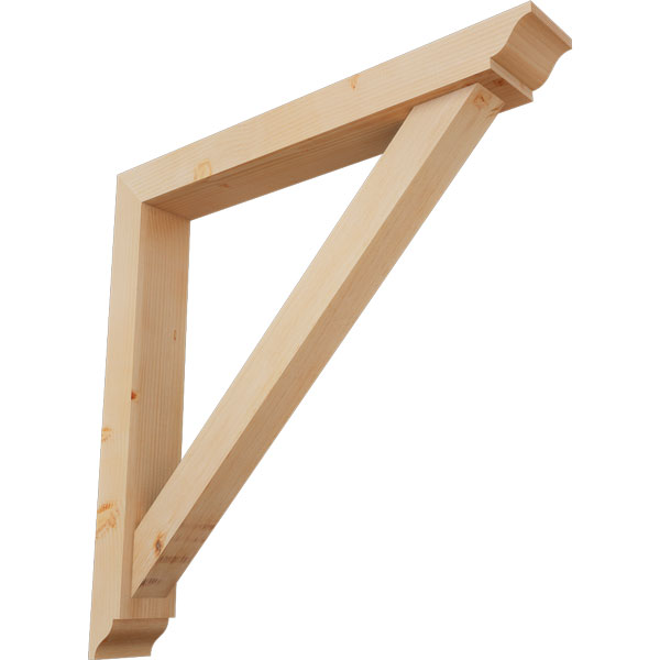 Ekena Millwork BKT0604X40X40TRA01SDF