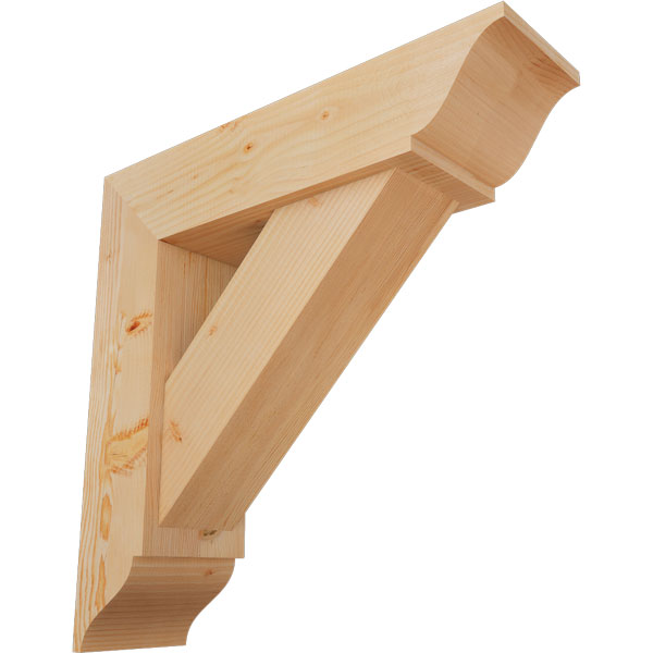 Ekena Millwork BKT0806X28X28TRA01SDF