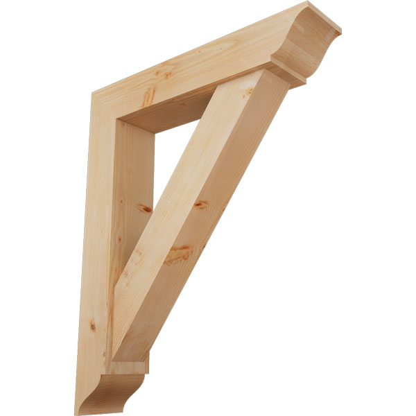 Ekena Millwork BKT0806X36X44TRA01SDF