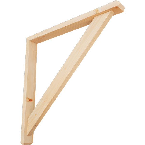 Ekena Millwork BKT0402X34X34TRA04SDF