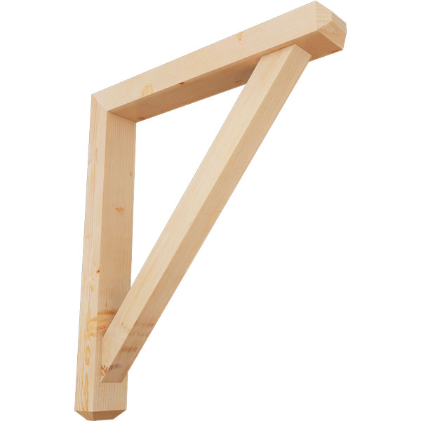 Ekena Millwork BKT0604X38X44TRA04SDF