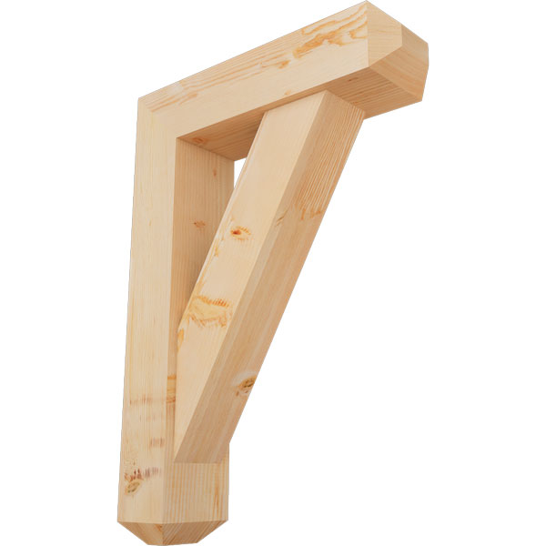 Ekena Millwork BKT0806X28X40TRA04SDF