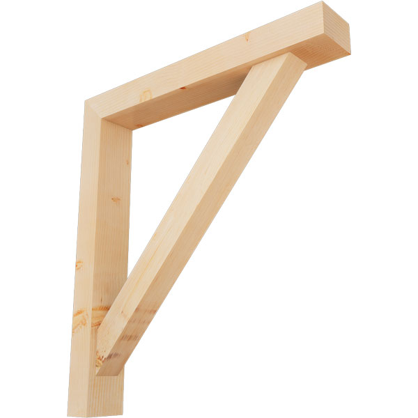 Ekena Millwork BKT0604X36X40TRA05SDF