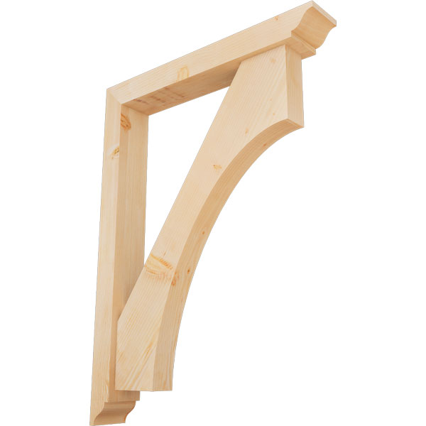 Ekena Millwork BKT0604X36X48WTL01SDF