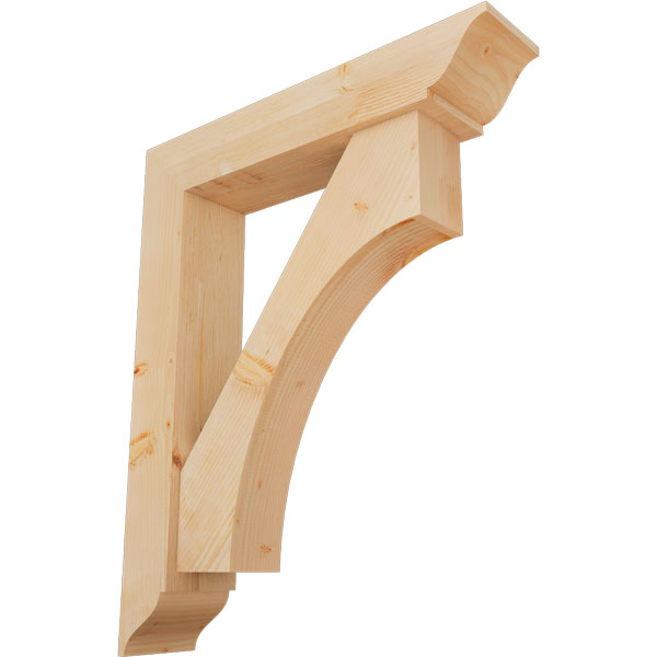 Ekena Millwork BKT0806X36X44WTL01SDF