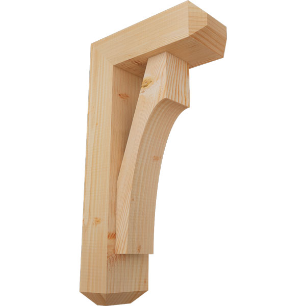 Ekena Millwork BKT0604X14X26WTL04SDF