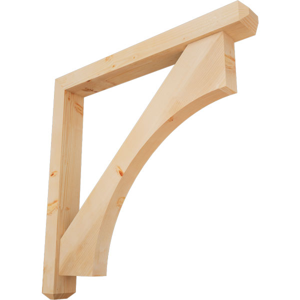 Ekena Millwork BKT0604X46X46WTL04SDF