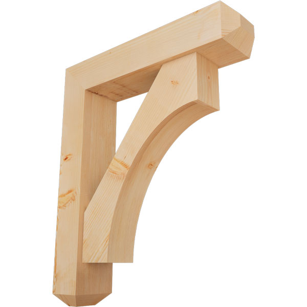 Ekena Millwork BKT0806X34X40WTL04SDF