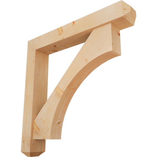 Ekena Millwork BKT0806X48X48WTL04SDF