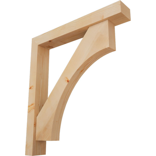 Ekena Millwork BKT0604X36X40WTL05SDF