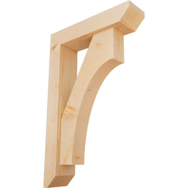 Ekena Millwork BKT0604X22X34WTL06SDF