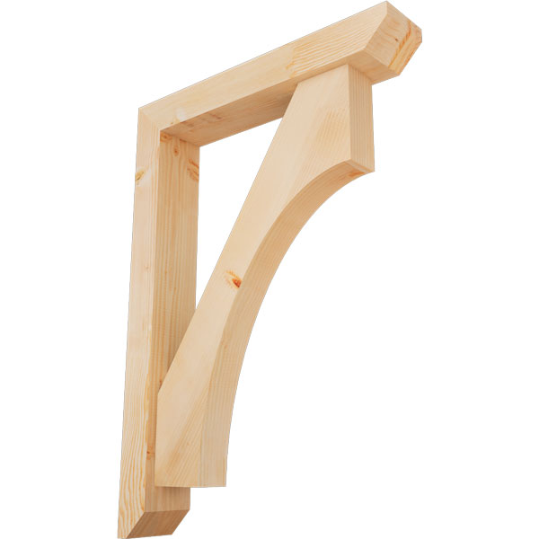 Ekena Millwork BKT0604X30X42WTL06SDF