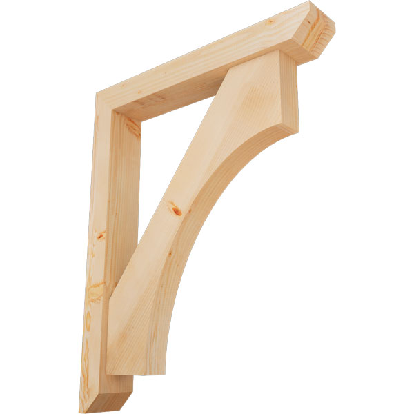 Ekena Millwork BKT0604X34X42WTL06SDF