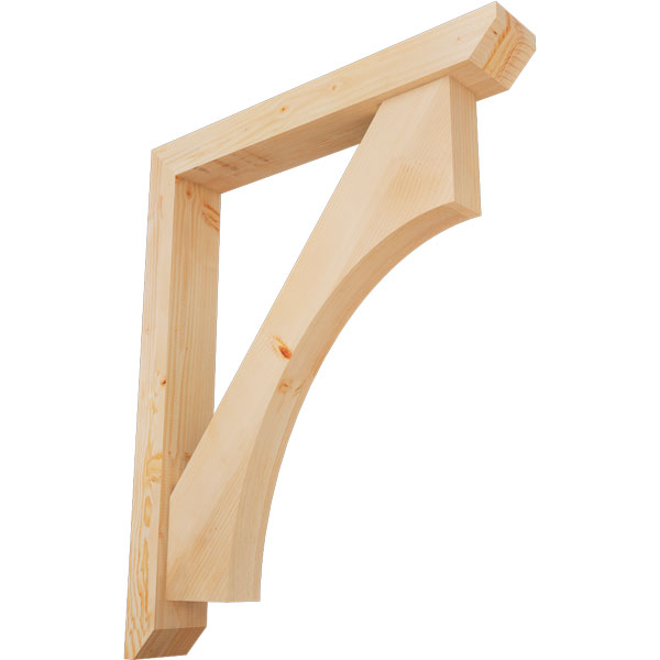 Ekena Millwork BKT0604X36X44WTL06SDF