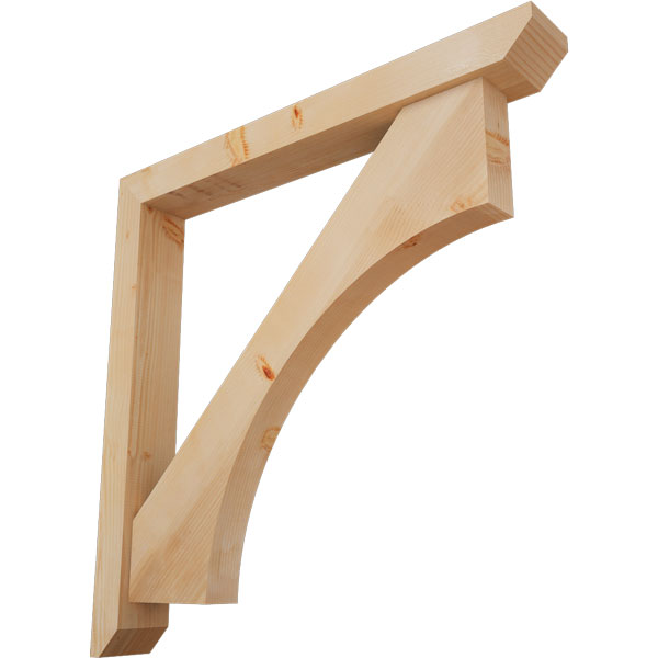 Ekena Millwork BKT0604X44X44WTL06SDF