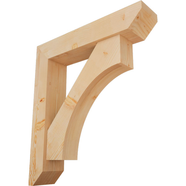 Ekena Millwork BKT0806X36X40WTL06SDF