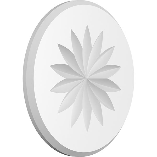 Ekena Millwork ROSP080X080X050GRY10