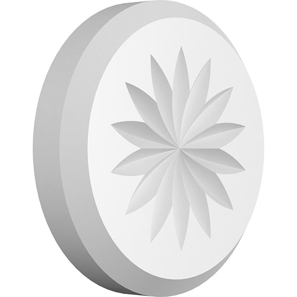 Ekena Millwork ROSP040X040X075GRY10