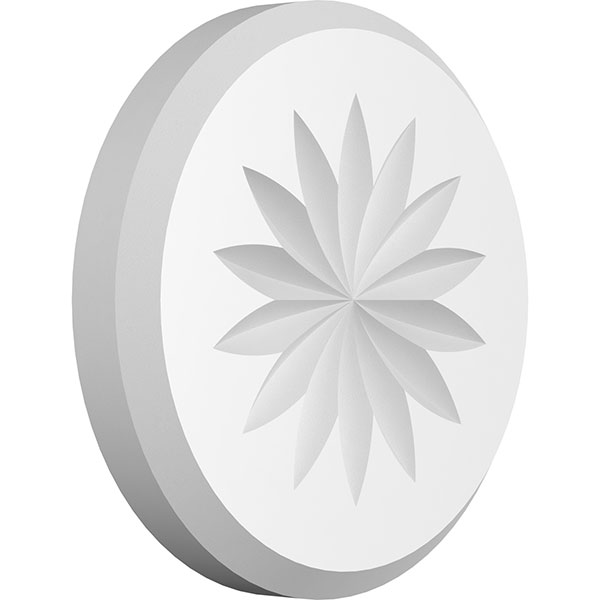 Ekena Millwork ROSP050X050X075GRY10