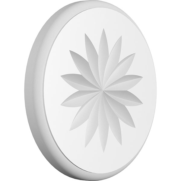 Ekena Millwork ROSP050X050X050GRY11