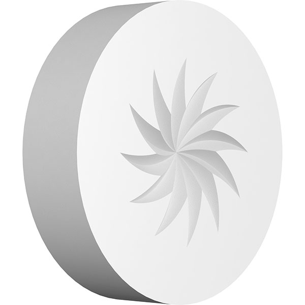 Ekena Millwork ROSP040X040X100GRY12