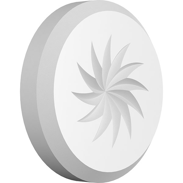Ekena Millwork ROSP040X040X075GRY13