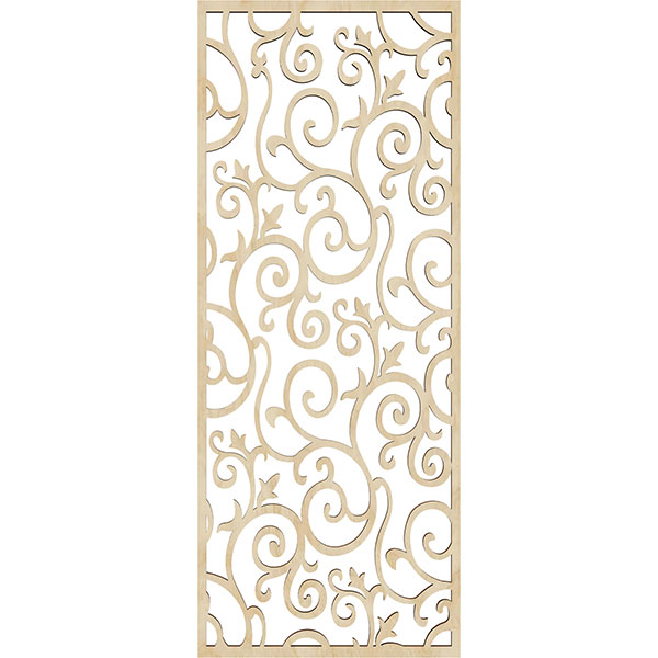 Ekena Millwork WALW10X25X0375BARBI