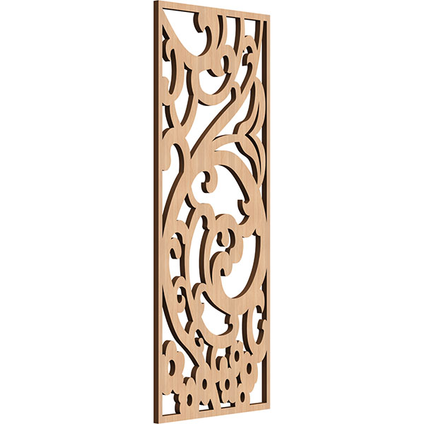 Ekena Millwork WALW12X30X0375BDWHI