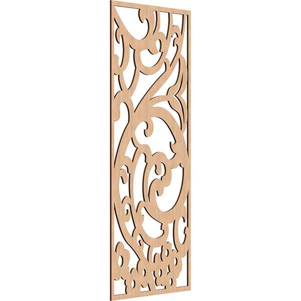 Ekena Millwork WALW22X55X0250BDWHI