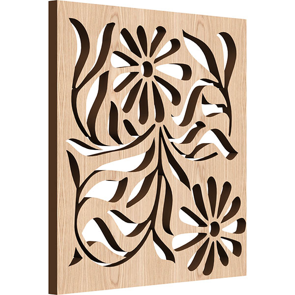 Ekena Millwork WALW12X12X0375BRTRO