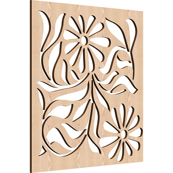 Ekena Millwork WALW24X24X0250BRTRO