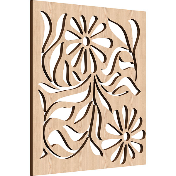 Ekena Millwork WALW24X24X0375BRTRO