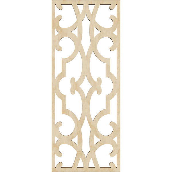 Ekena Millwork WALW10X25X0375HOPBI
