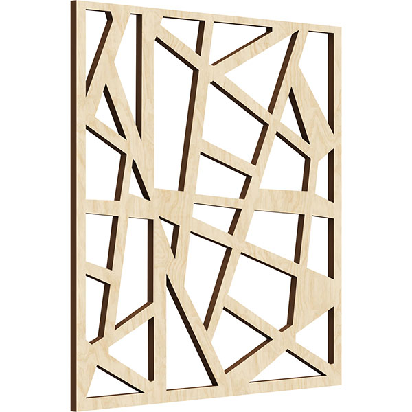 Ekena Millwork WALW24X24X0375HSBBI