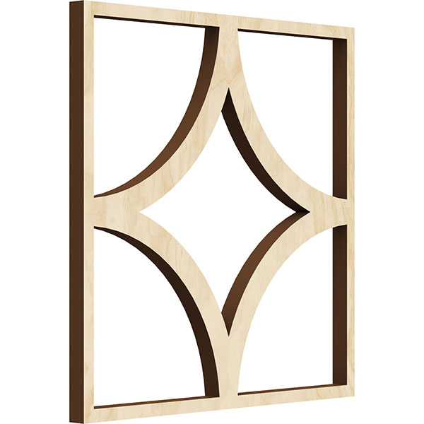 Ekena Millwork WALW08X08X0375MGLBI