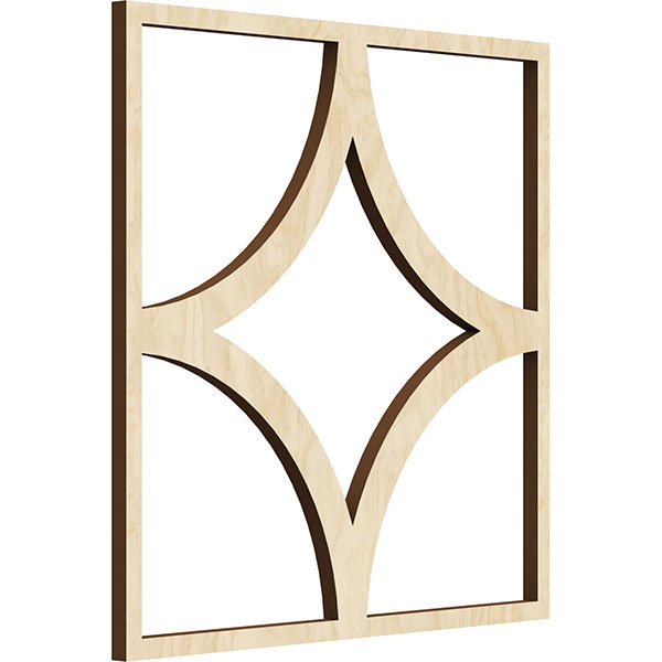 Ekena Millwork WALW12X12X0375MGLBI
