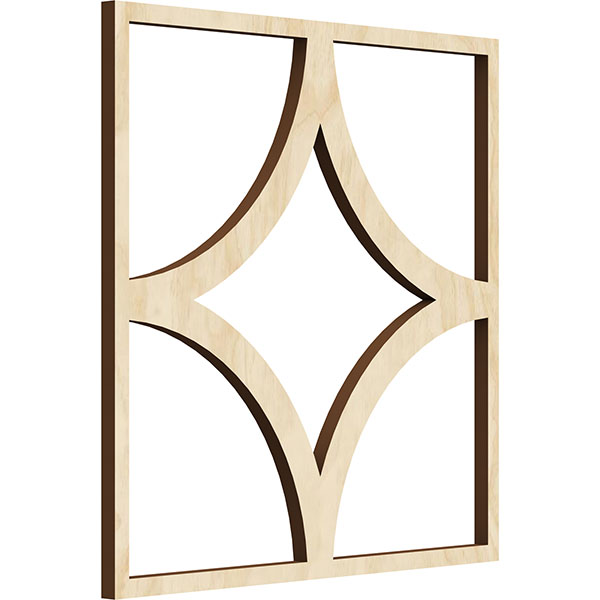 Ekena Millwork WALW08X08X0250MGLBI