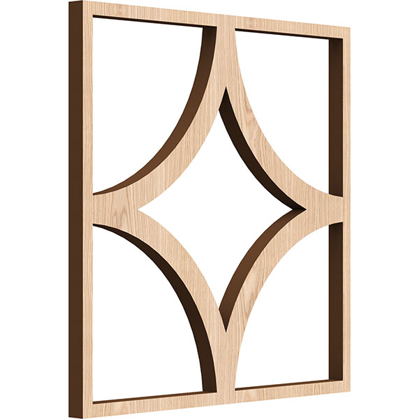 Ekena Millwork WALW08X08X0375MGLRO