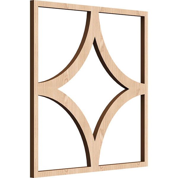 Ekena Millwork WALW12X12X0375MGLRO