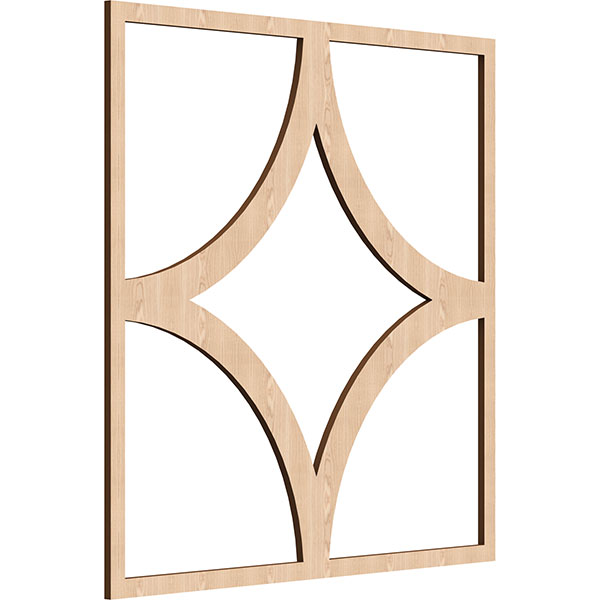 Ekena Millwork WALW24X24X0375MGLRO