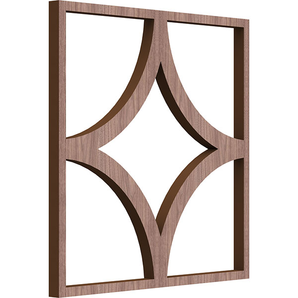 Ekena Millwork WALW08X08X0375MGLWA
