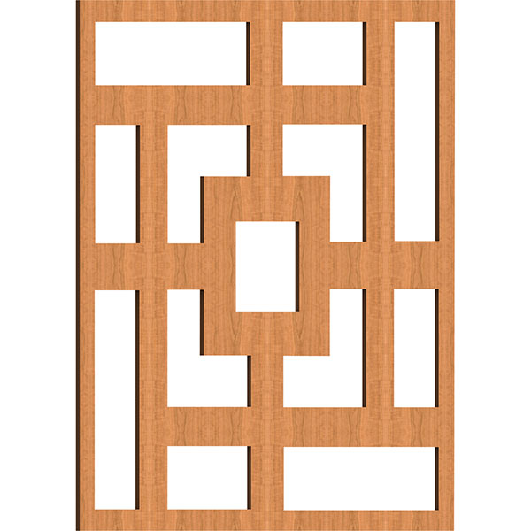 Ekena Millwork WALW24X24X0250MONCH