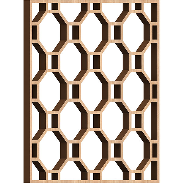 Ekena Millwork WALW08X08X0375PONHI