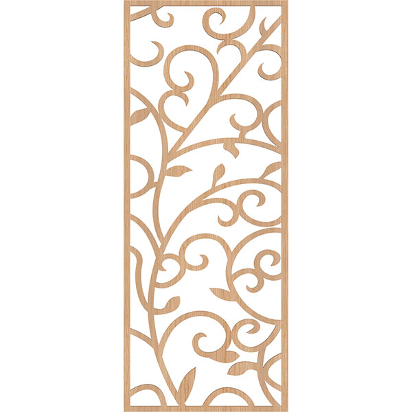 Ekena Millwork WALW14X35X0250RCWHI