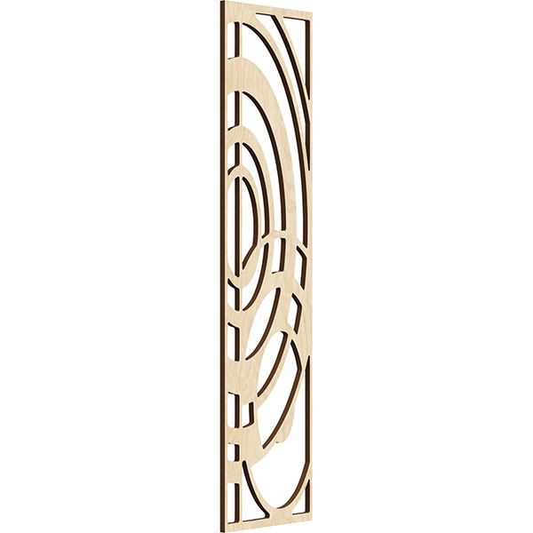 Ekena Millwork WALW10X40X0375ROMBI